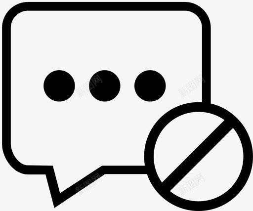 禁言模式svg_新图网 https://ixintu.com 禁言模式
