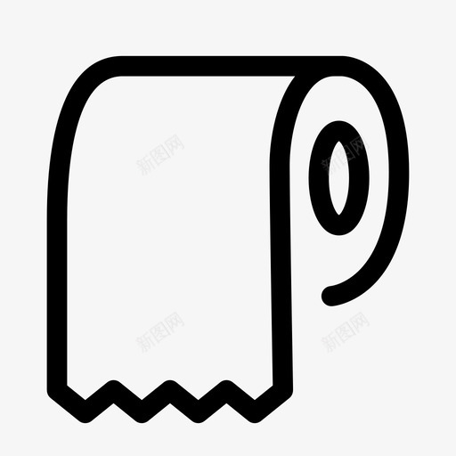 卫生纸浴室厕所图标svg_新图网 https://ixintu.com 卫生纸 卫生间 厕所 浴室