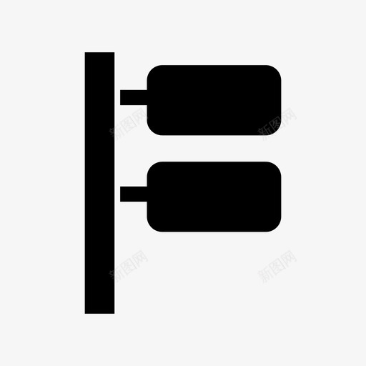 路标广告牌方向图标svg_新图网 https://ixintu.com 导航 广告牌 方向 标牌 路标