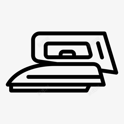 电熨斗内务清洁工具图标svg_新图网 https://ixintu.com 内务 工具 清洁 清洁工 电熨斗
