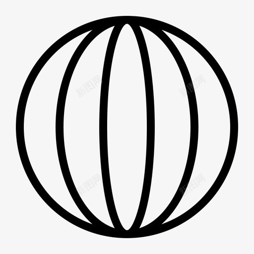 西瓜水果多汁图标svg_新图网 https://ixintu.com 夏季 多汁 有机 水果 素食 西瓜
