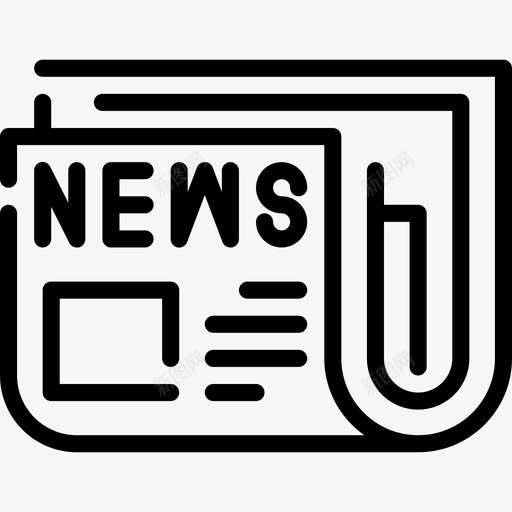 通信图书馆9直线图标svg_新图网 https://ixintu.com 图书馆 直线 通信