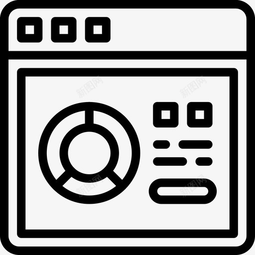 分析商业143线性图标svg_新图网 https://ixintu.com 分析 商业 线性