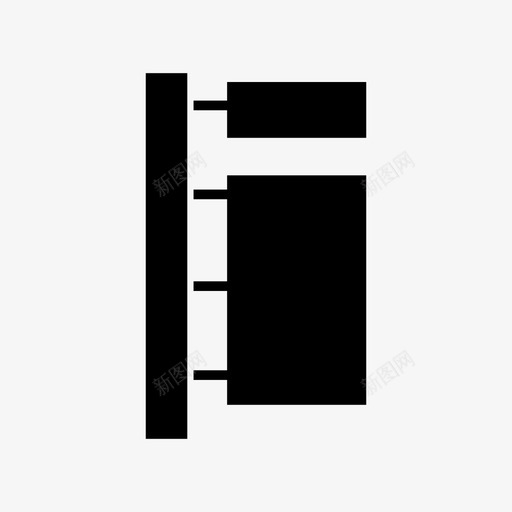 路标广告牌方向图标svg_新图网 https://ixintu.com 导航 广告牌 方向 标牌 路标