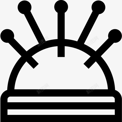 垫子针线活4线状图标svg_新图网 https://ixintu.com 垫子 线状 针线活