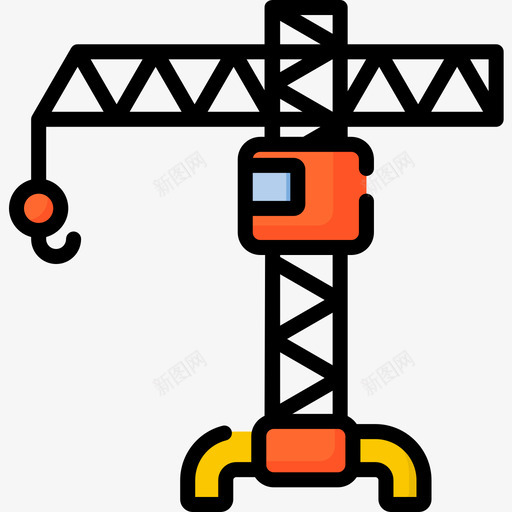 建筑与城市城市生活32线性色彩图标svg_新图网 https://ixintu.com 城市 城市生活 建筑 线性 色彩