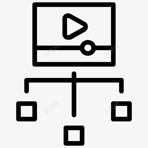 病毒式营销新媒体传播1图标svg_新图网 https://ixintu.com 媒体传播 病毒 营销