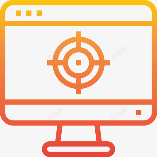 目标网站和windows界面3渐变图标svg_新图网 https://ixintu.com windows 渐变 界面 目标 网站