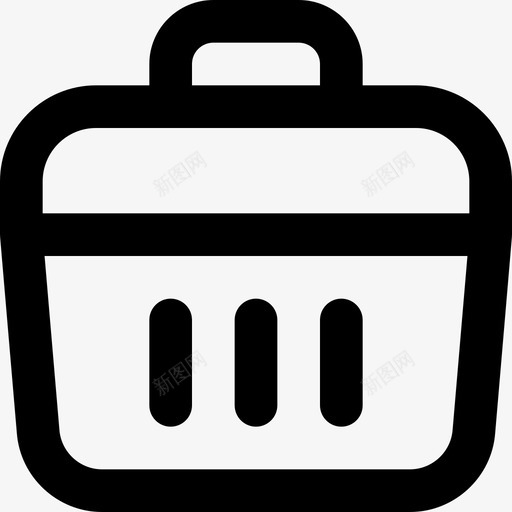 宠物承运人宠物店67线性图标svg_新图网 https://ixintu.com 宠物 承运人 线性