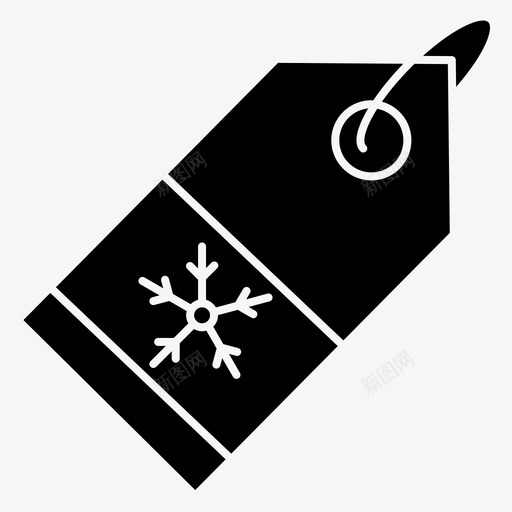 价格标签庆祝圣诞节图标svg_新图网 https://ixintu.com 价格 圣诞节 庆祝 标签