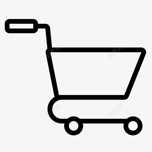 购物车购买市场图标svg_新图网 https://ixintu.com 商业 商店 市场 购买 购物 购物车