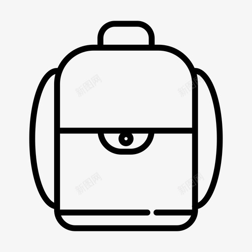 书包学生包图标svg_新图网 https://ixintu.com 书包 学生