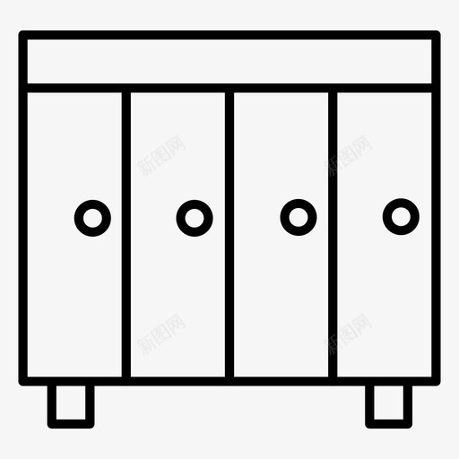 柜箱架图标svg_新图网 https://ixintu.com