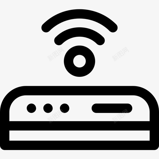 Wifi智能家居56线性图标svg_新图网 https://ixintu.com Wifi 智能家居 线性