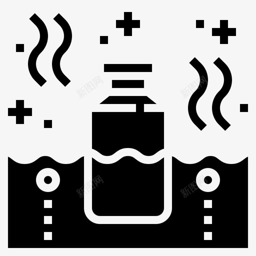 臭味沸腾蒸发图标svg_新图网 https://ixintu.com 去核 散发臭味 标志 沸腾 臭味 臭味味 蒸发