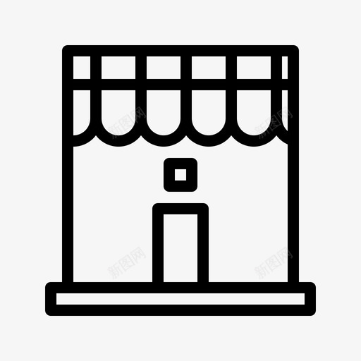 商店商业管理图标svg_新图网 https://ixintu.com 东西 办公室 商业 商店 管理 管理办