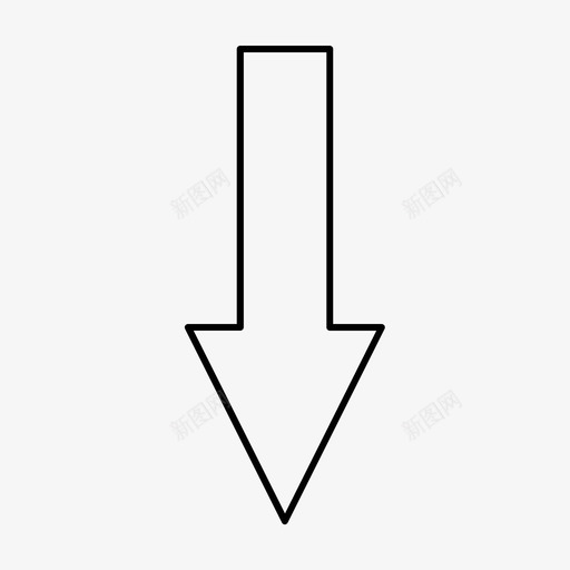 向下下降图标svg_新图网 https://ixintu.com 下载 下降 业务 业务精 保存 向下 图标 存下 精简