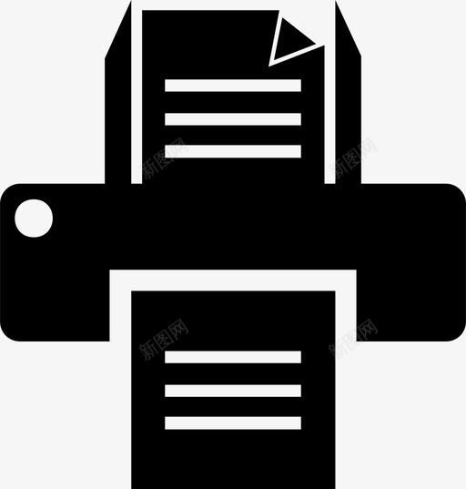 打印打印文章打印文档图标svg_新图网 https://ixintu.com 打印 文本 文档 文章 邮件