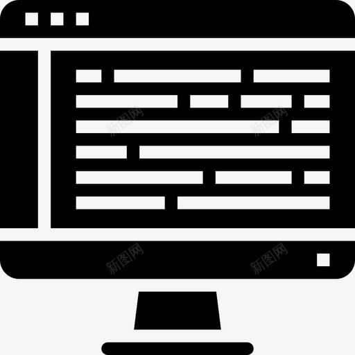 网站网站和窗口图标svg_新图网 https://ixintu.com 窗口 网站