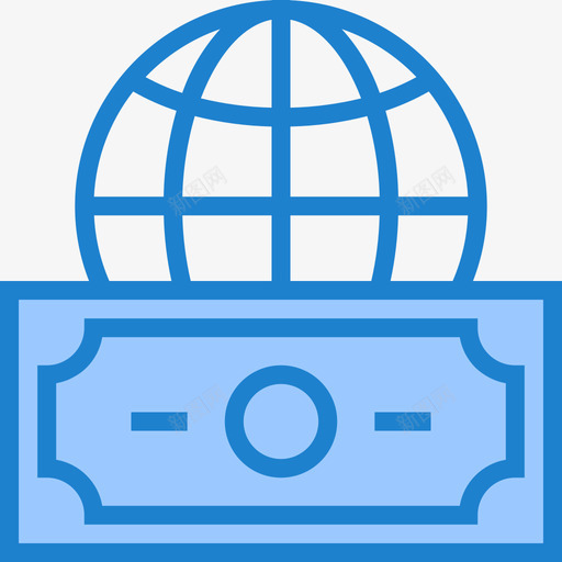 商务金融12蓝色图标svg_新图网 https://ixintu.com 商务 蓝色 金融