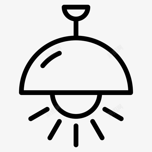 灯灯泡电子图标svg_新图网 https://ixintu.com 创意 灯泡 照明 电子