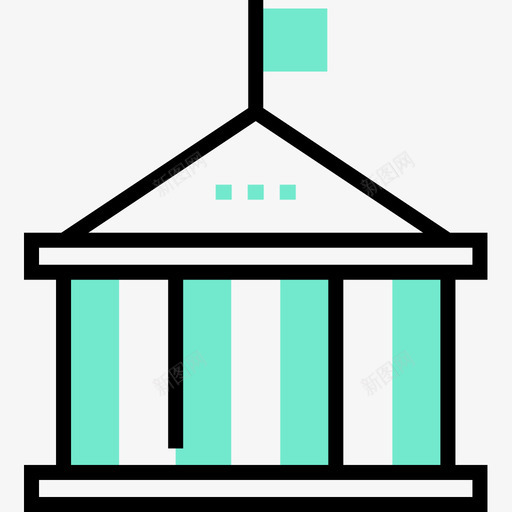 市政厅投票选举17一色图标svg_新图网 https://ixintu.com 一色 市政厅 投票 选举