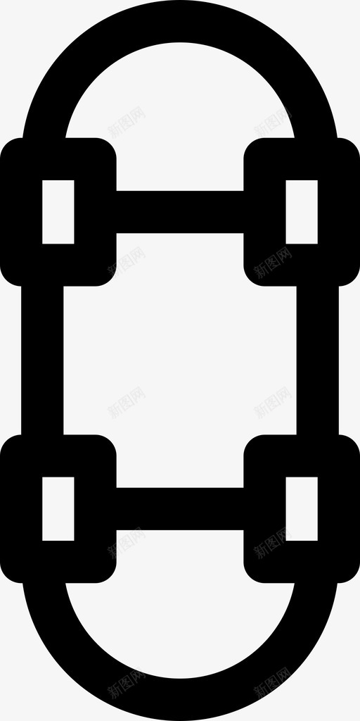 滑板休闲运动图标svg_新图网 https://ixintu.com 休闲 城市 滑板 街道 运动 通勤