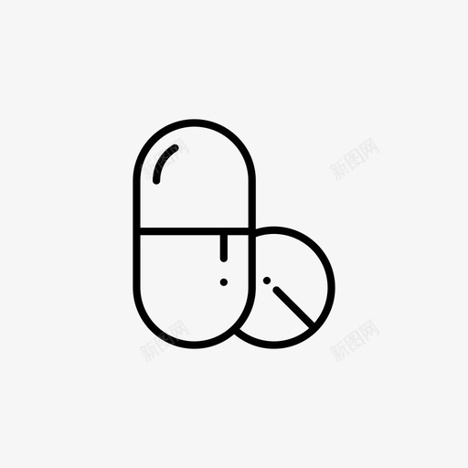 药品医疗保健医院图标svg_新图网 https://ixintu.com 医疗 医疗保健 医院 药品 药片
