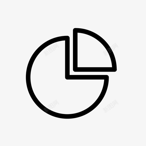 饼图业务图表图标svg_新图网 https://ixintu.com 业务 信息 图表 饼图