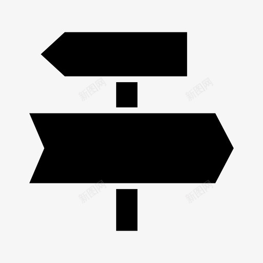 路标方向指引图标svg_新图网 https://ixintu.com 指引 方向 标牌 路标