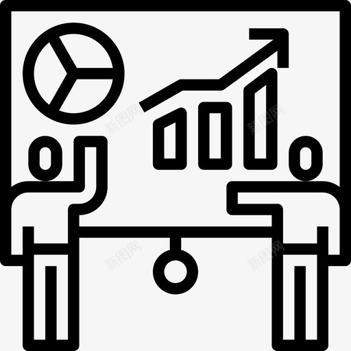 商业与金融企业管理4线性图标svg_新图网 https://ixintu.com 企业管理 商业 线性 金融