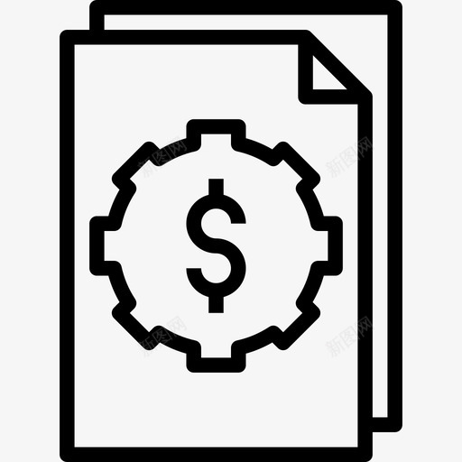 商业与金融企业管理4线性图标svg_新图网 https://ixintu.com 企业管理 商业 线性 金融