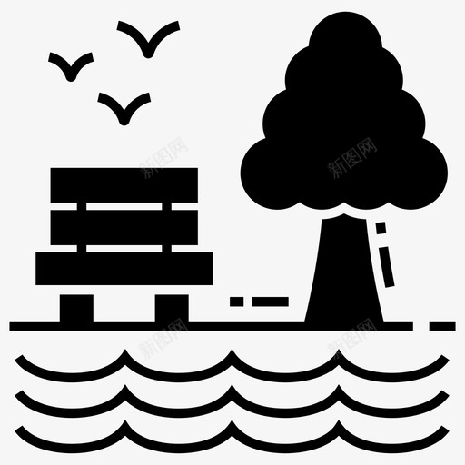 花园园艺地貌图标svg_新图网 https://ixintu.com 公园 园艺 图标 地貌 山谷 自然景观 花园 雕文