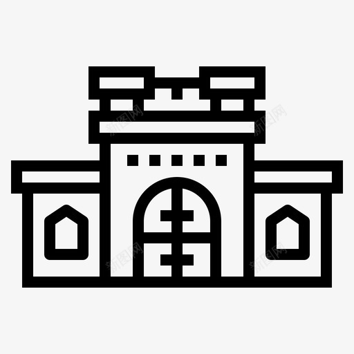 建筑公司埃及图标svg_新图网 https://ixintu.com 公司 埃及 建筑