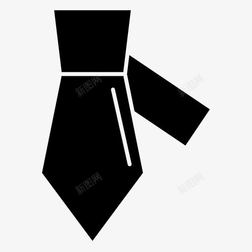 领带礼服正式服装图标svg_新图网 https://ixintu.com 服装 正式 礼服 领带