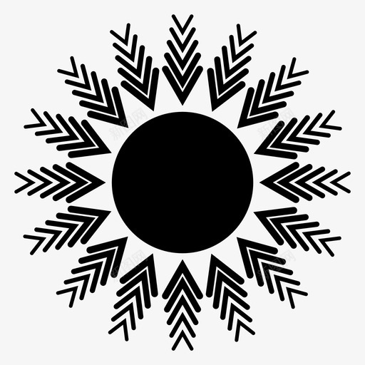 太阳装饰品灿烂的太阳图标svg_新图网 https://ixintu.com 太阳 星星 灿烂 花朵 装饰品 阳光