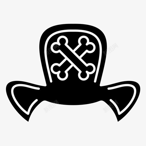 危险万圣节海盗帽图标svg_新图网 https://ixintu.com 万圣节 危险 帽子 恐怖 海盗