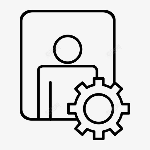 联系人用户头像个人资料图标svg_新图网 https://ixintu.com 个人资料 头像 用户 联系人