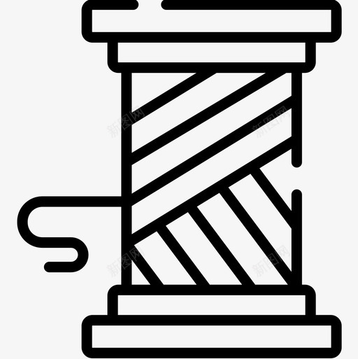 时尚缝纫61直线图标svg_新图网 https://ixintu.com 时尚 直线 缝纫