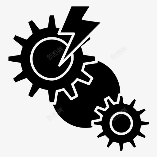档位电档位设定图标svg_新图网 https://ixintu.com 功率 档位 设定