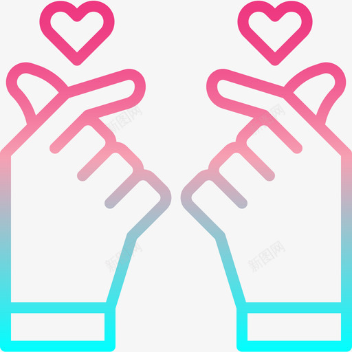 心婚礼爱情故事2渐变图标svg_新图网 https://ixintu.com 婚礼 渐变 爱情故事