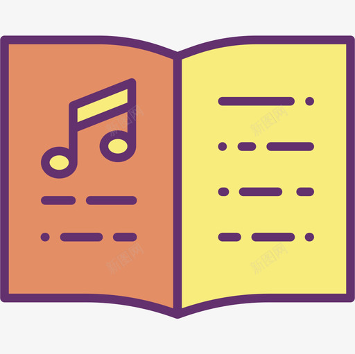有声读物音乐111线性彩色图标svg_新图网 https://ixintu.com 彩色 有声 线性 读物 音乐