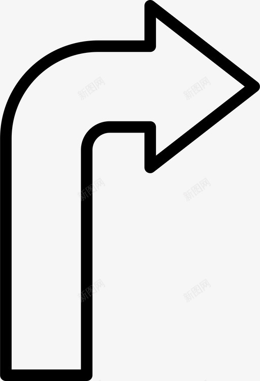 方向箭头导向图标svg_新图网 https://ixintu.com 交叉 交叉路 分叉路 导向 方向 箭头 路口 转弯 通勤