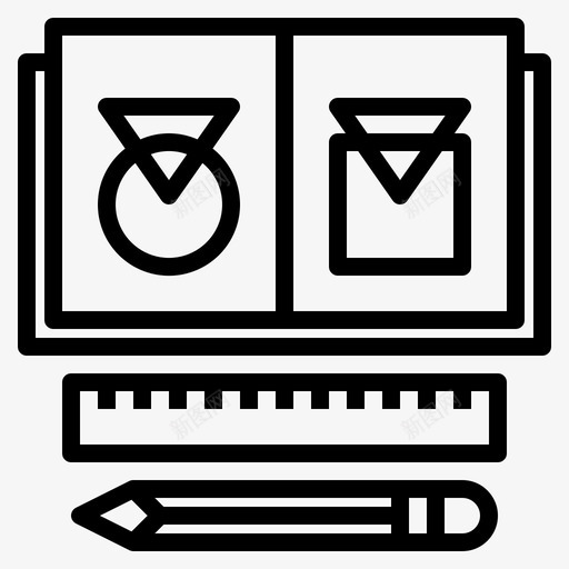 品牌在线营销37线性图标svg_新图网 https://ixintu.com 品牌 在线 线性 营销