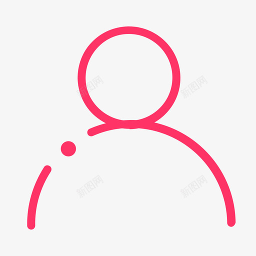 icon_mine_pink_64pxsvg_新图网 https://ixintu.com icon_mine_pink_64px