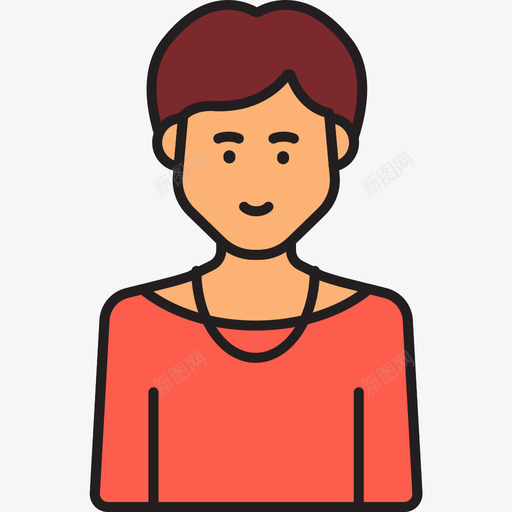 头像头像71线性颜色图标svg_新图网 https://ixintu.com 头像 线性 颜色