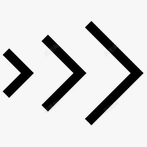 向右箭头指针图标svg_新图网 https://ixintu.com 向右 指针 箭头