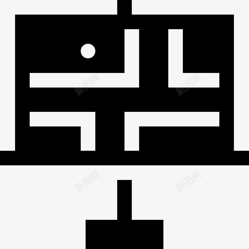 会议导航和地图22已填充图标svg_新图网 https://ixintu.com 会议 地图 填充 导航