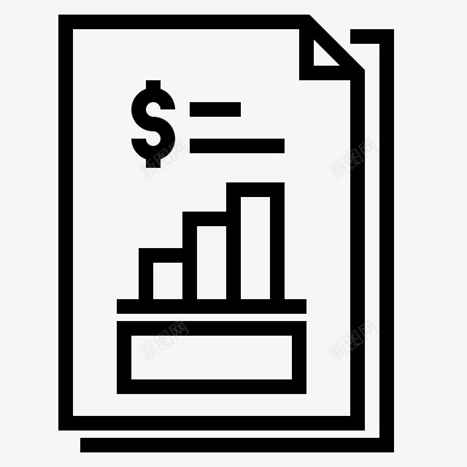 数据报告业务文档图标svg_新图网 https://ixintu.com 业务 报告 数据 文件 文档