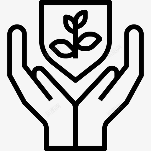 环保循环能源2线性图标svg_新图网 https://ixintu.com 循环 环保 线性 能源